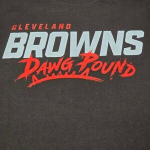 Nike Cleveland Browns Dawg Pound Shirt Mens Large NFL Football Graphic Tee Brown